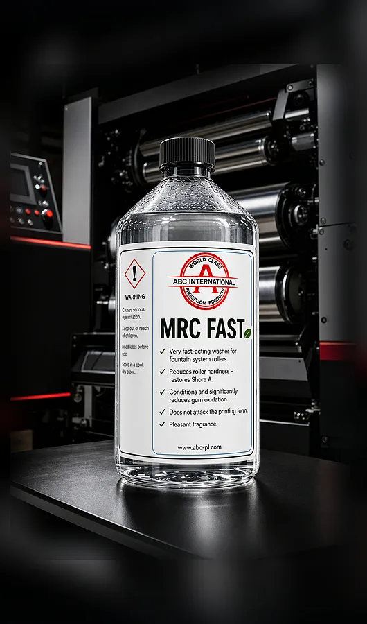 Fast cleaner for dampening
rollers