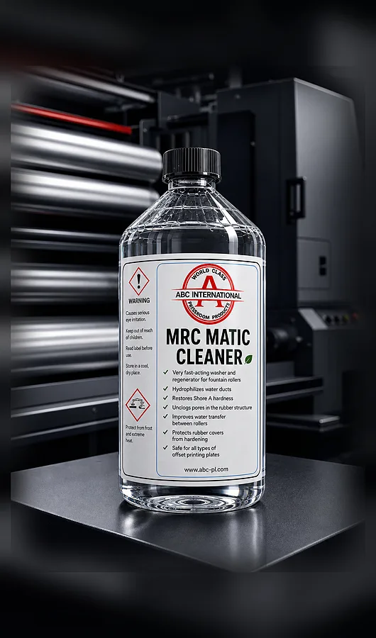 Routine cleaner for dampening
rollers